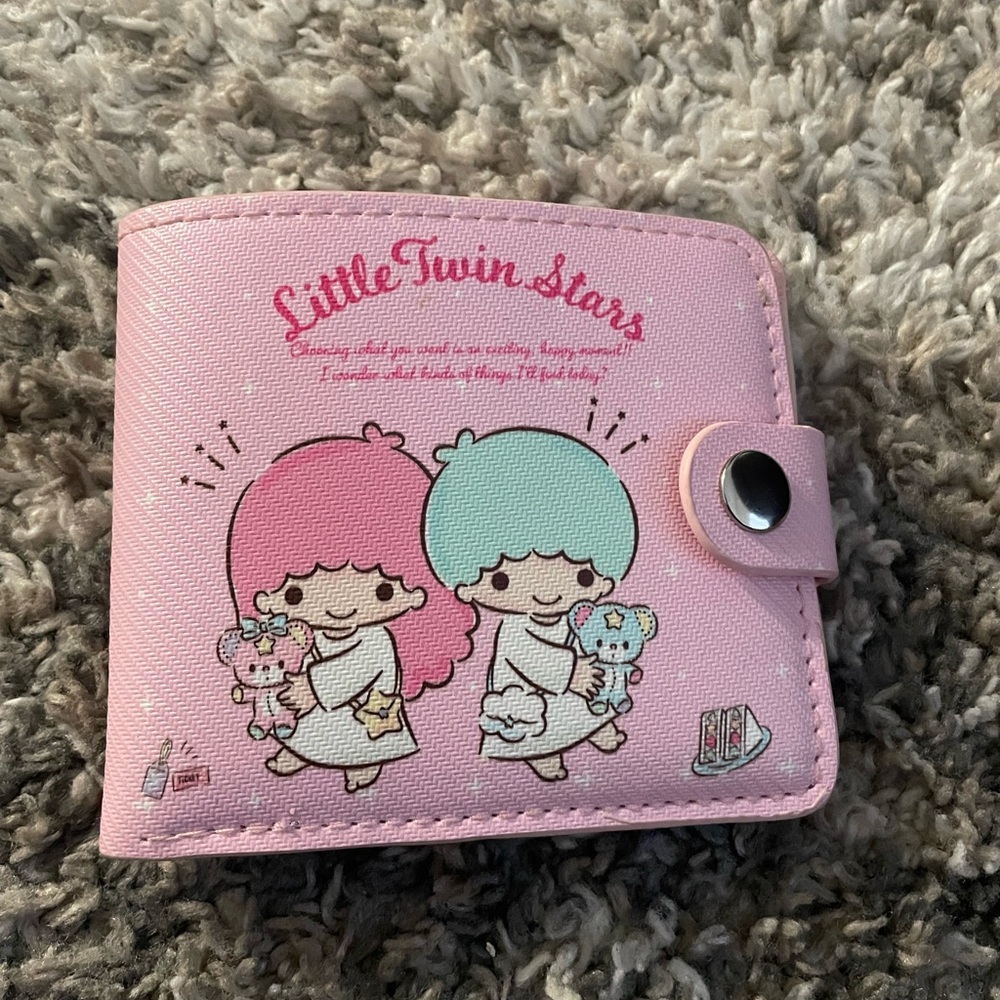 Little Twin Stars Pink Wallet